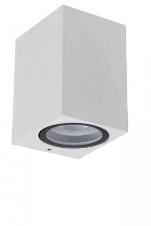 Lucide ZARO - Wandstrahler / Wandleuchte Innen/Außen - 1xGU10 - IP44 - Weiß
