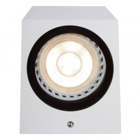 Lucide ZARO – Wandstrahler / Wandleuchte Innen & Außen – 2x GU10 – IP65 – Weiß