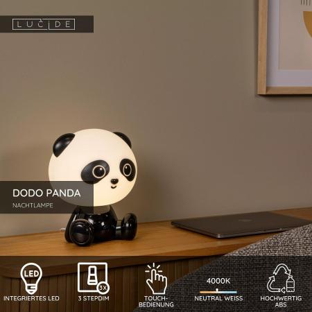 Lucide DODO PANDA – Nachtlampe Kinderzimmer