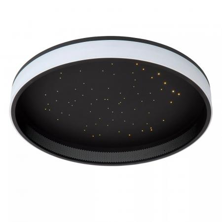 Lucide ESTREJA LED Deckenleuchte Ø40cm 40W CCT 2500–3000K Schwarz Fernbedienung