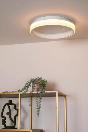 Lucide ESTREJA - LED Deckenleuchte Ø 40 cm 3-StepDim CCT 2500K–3000K Weiß