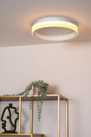Lucide ESTREJA - LED Deckenleuchte Ø 40 cm 3-StepDim CCT 2500K–3000K Weiß