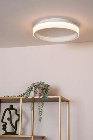 Lucide ESTREJA - LED Deckenleuchte Ø 40 cm 3-StepDim CCT 2500K–3000K Weiß