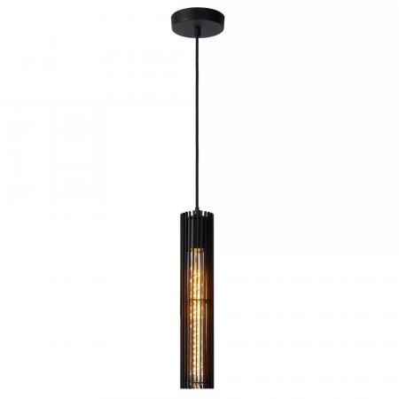 Lucide LIONEL Pendelleuchte 1xE27 Schwarz Metall modern dimmbar höhenverstellbar
