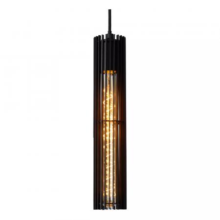 Lucide LIONEL Pendelleuchte 1xE27 Schwarz Metall modern dimmbar höhenverstellbar