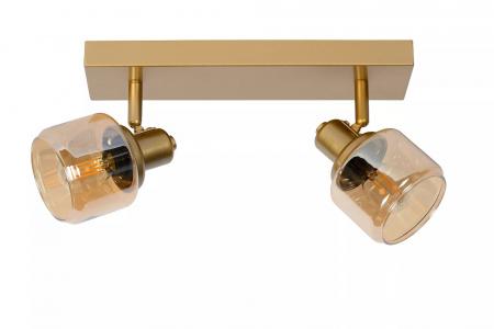 Lucide BJORN - Deckenstrahler 2xE14 Mattes Gold / Messing