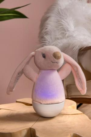 Lucide DOLLY Nachtlicht Kinderzimmer LED 2700K Musikfunktion Rosa