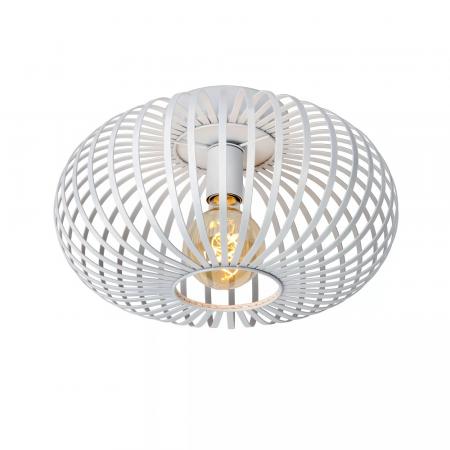 Lucide MANUELA Deckenleuchte Ø39,5 cm 1xE27 Weiß Metall Industrial Design