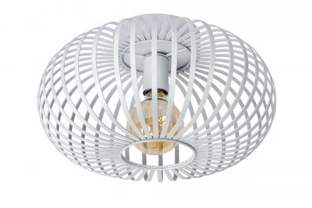 Lucide MANUELA Deckenleuchte Ø39,5 cm 1xE27 Weiß Metall Industrial Design