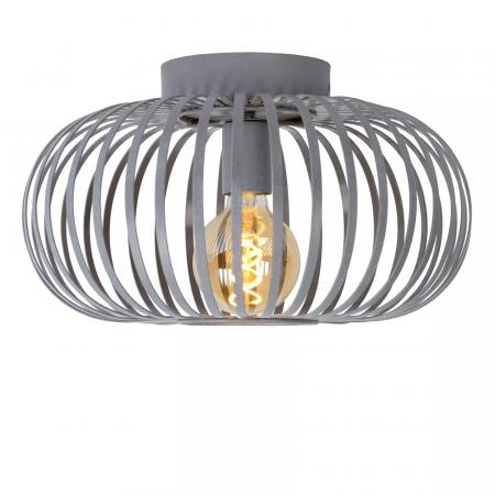 Lucide MANUELA Deckenleuchte Ø39,5 cm 1xE27 Grau Metall Industrial Käfig