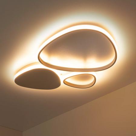 Lucide SAMLING - LED Deckenleuchte 30W CCT 2700K–4000K Taupe