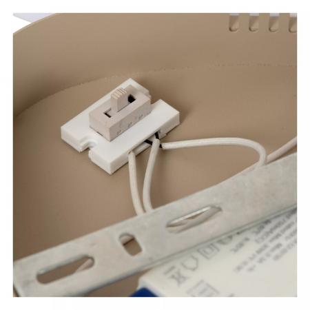 Lucide SAMLING - LED Deckenleuchte 30W CCT 2700K–4000K Taupe