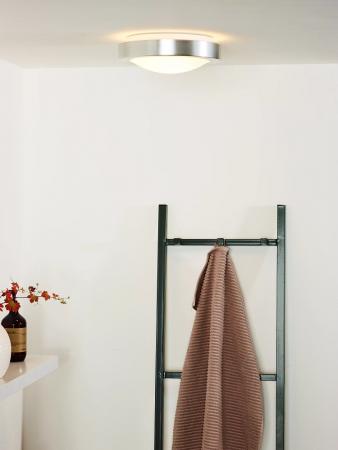 Lucide FRESH Deckenleuchte Badezimmer Ø27 cm E27 IP44 Chrom Matt Modern