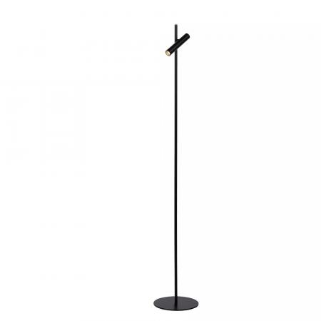 Lucide PHILON Stehlampe mit Leselampe LED Ø23cm 4,5W 3000K Schwarz dimmbar Touch