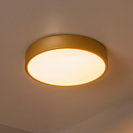 Lucide UNAR LED Deckenleuchte Ø30cm 3-StepDim 2700K Messing modern