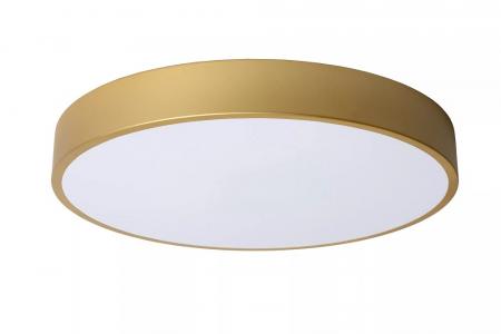 Lucide UNAR - LED Deckenleuchte Ø 39,5 cm 3-StepDim 2700K Mattes Gold / Messing