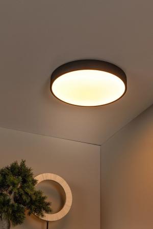 Lucide UNAR - LED Deckenleuchte Ø 39,5 cm 3-StepDim 2700K Schwarz