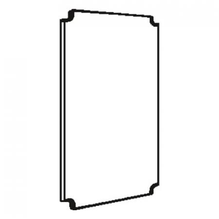 ABB EH4ME0EH Montageplatte Gr. 0 790x470x5 Gr.0, Isolierstoff mit Befestigung