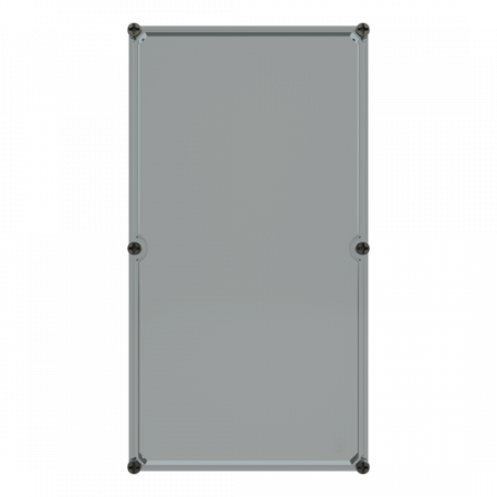 ABB AP81CP Deckel 555x300x80mm Polycarbonat, transparent mit Deckelschrauben