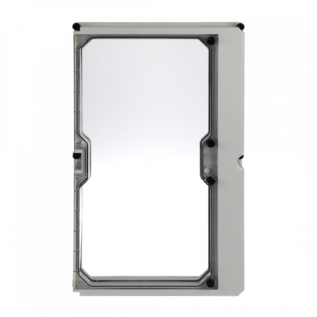 ABB AP11STHC Klappdeckel 302x186x45mm Deckel mit Fingergriff für Klapptür, transparent
