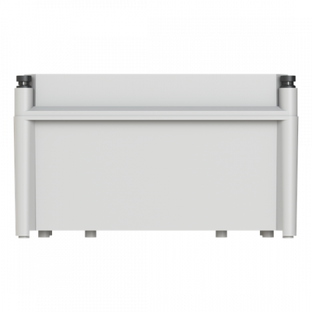 ABB AP81P Gehäuse 558x302x175mm Gehäuse mit Polyester Deckel, grau IP67, IK10, mit Deckelschrauben UL und CSA Approbation