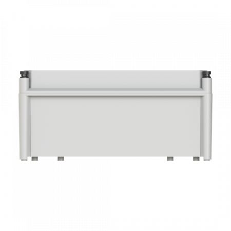 ABB AP11P Gehäuse 603x372x175 Gehäuse mit Polyester Deckel, grau IP67, IK10, mit Deckelschrauben UL und CSA Approbation