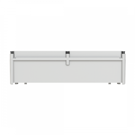 ABB AP12P Gehäuse 603x603x175mm Gehäuse mit Polyester Deckel, grau IP67, IK10, mit Deckelschrauben UL und CSA Approbation