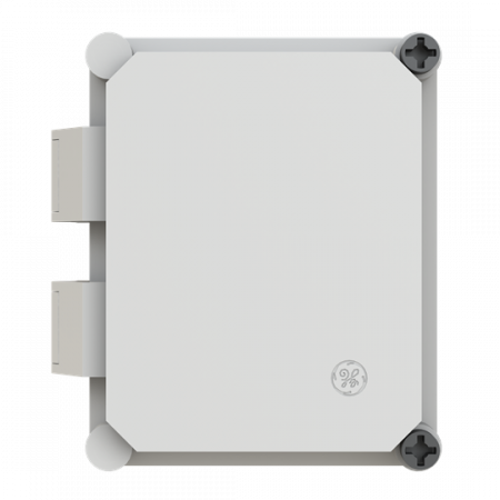 ABB AP1PHC Gehäuse 186x151x140 Gehäuse mit scharniertem Deckel, grau IP55, IK10 UL und CSA Approbation