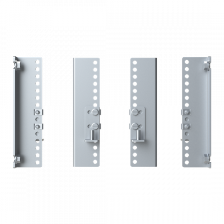 ABB PS833528 Tiefensteller 12,5mm Raster Schrittweite 12,5 mm Set mit 4 Befestigungslaschen