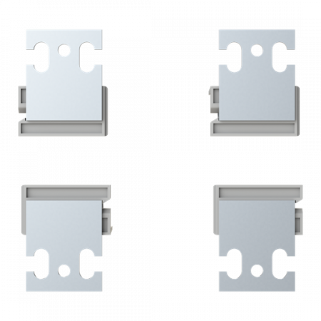ABB PS833651 Wandmontagelasche Standard AISI 304 Edelstahl Set mit 4 Befestigungslaschen