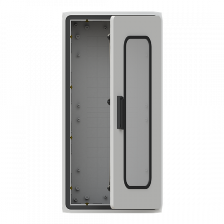 ABB PS420T43 Schrank 1000x500x320 mit Fenstertür (Polycarbonat Fenster) IP54, IK07