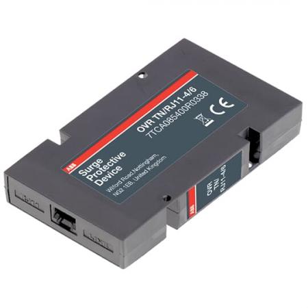 ABB OVR TN/RJ11-4/6 Überspannungsabl. Telekommunikation RJ11 4/6 Zwischenstecker mit 2 RJ11 Buchsen
