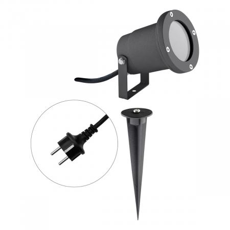 EVN Erdspießleuchte mit Schutzkontaktstecker, IP54 545235