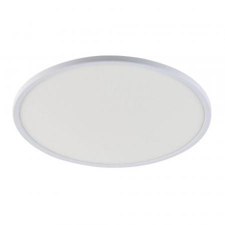 Aktion: Nur noch angezeigter Bestand verfügbar - Ultradünne sehr moderne runde Deckenleuchte Bad Leuchte 42cm dimmbar weiß IP54