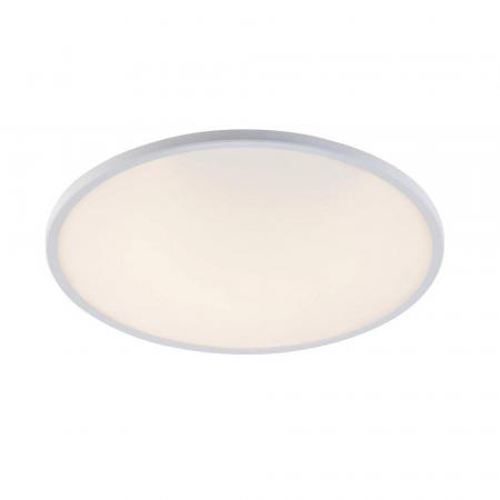 Aktion: Nur noch angezeigter Bestand verfügbar - Ultradünne sehr moderne runde Deckenleuchte Bad Leuchte 42cm dimmbar weiß IP54