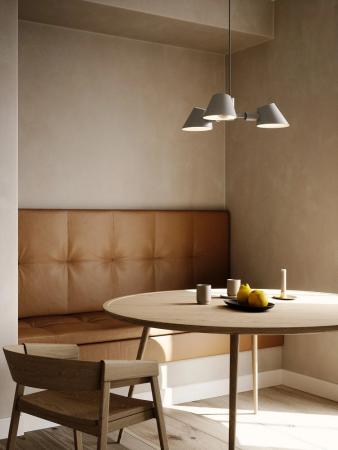 DFTP Stay Esstisch Pendelleuchte Grau