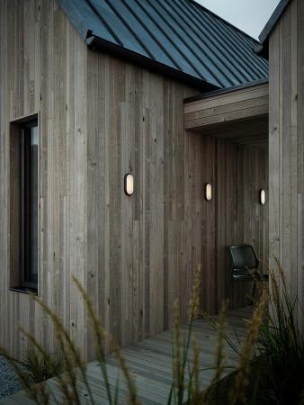 Nordlux Cuba Outdoor Bright Oval Wandleuchte Schwarz