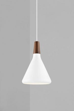BUNDLE Design for the People Nori 18 Hängelampe Weiss inkl. 3er Pack Osram E27 LED Lampen