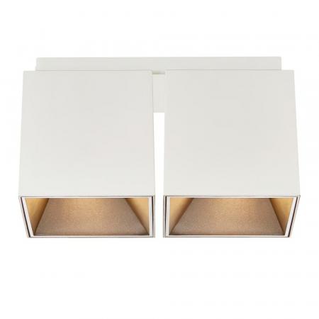 2-flammiger Nordlux Ethan Deckenstrahler in Matt Weiss