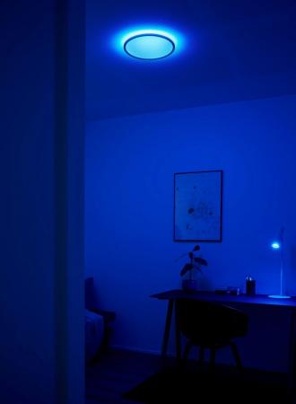 Nordlux Liva Smart LED Deckenleuchte 21W Schwarz – 2700–6500K 2100lm IP54 Bluetooth