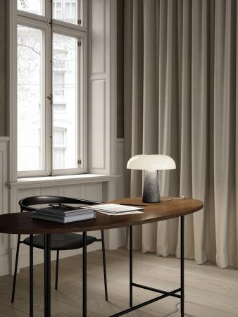 Nordlux Glossy elegante Tischlampe E27 Grau dekorativ