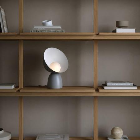 Nordlux Hello klassiche Tischlampe Grau E14 angenehmes Licht