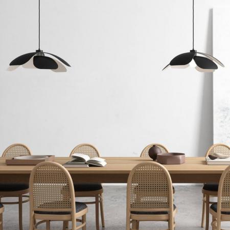 Nordlux Maple 55 moderne Pendelleuchte Schwarz E27 dimmbar moderner italienischer Stil