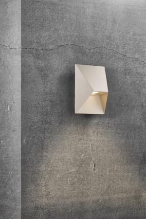 Nordlux Pontio 15 klassische Wandleuchte Sandfarbig Spritzwasser geschützt dimmbar elegante kompakte Größe