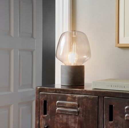 Nordlux Christina 20 moderne Tischlampe E27 Antharzit