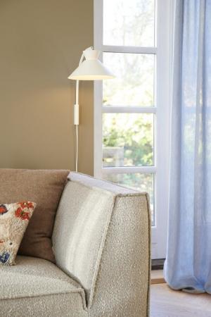 Nordlux Dial klassische Wandleuchte Weiß E27 dekoratives Design