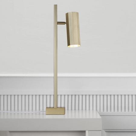 Nordlux Alanis morderne Tischleuchte Messing GU10 minimalistisches Design