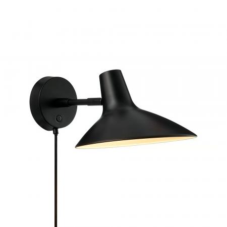 Design For The People Darci Short Wall Light Black – moderne Designer-Wandleuchte von Bjørn + Balle