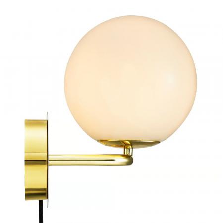 Design For The People Wandleuchte Messing Glas – elegante Designerleuchte von Maria Berntsen