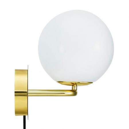 Design For The People Wandleuchte Messing Glas – elegante Designerleuchte von Maria Berntsen